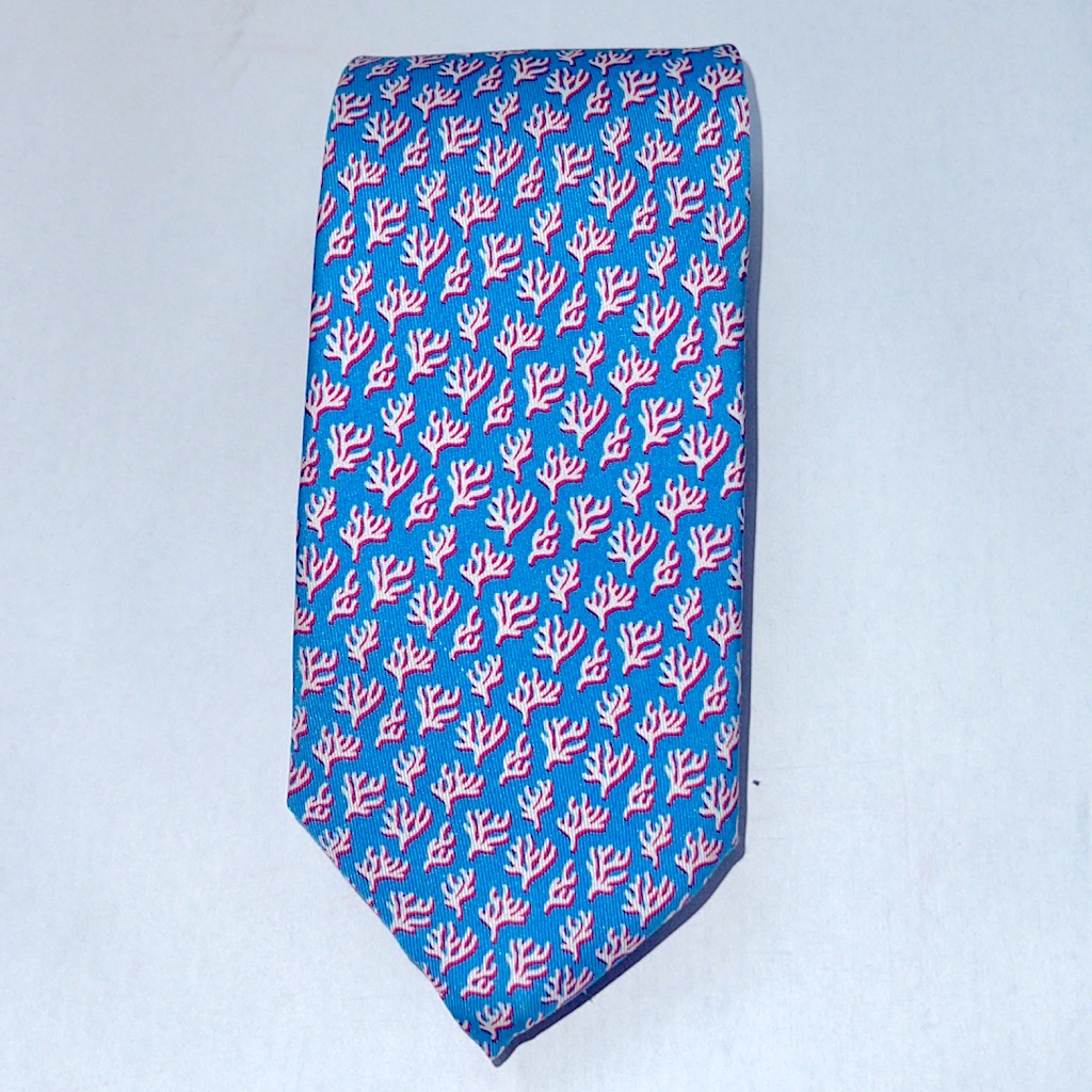 Vineyard Vines Coral Silk Tie